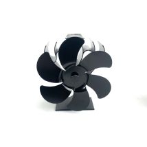 2023 Ventilateur Poele À Bois, 6 Pièces De Ventilateur Cheminée, Ventilateur Poele A Bois, Fonctionnement Silencieux, Écologique, Répartition Efficace