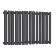 Reina - Neva Designer Radiator 550mm H X 826mm W Single Anthracite