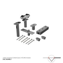 Acc. Sf-a88d Para 2 Primeras Hojas - Star Fold - Accesorios Para Puertas Plegables Hasta 4 Hojas Y Un Máx. De 80 Kg. Sin Guía En El Suelo