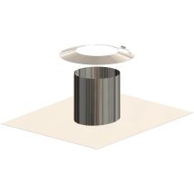 Atec Coller Plat Pour Toit Plat 0 - 5, Y Compris Le Couvre-temps Dn 125/190