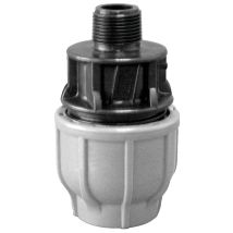 Raccordo Pe Polipropilene Maschio A Serraggio Esterno Ø25 - 26x34