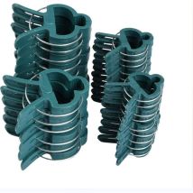 Lot De 100 Clips Pour Plantes – 50 Grands Clips 6x4,5cm Et 50 Petits Clips 4x2,8cm – Plastique Robuste Pour Soutenir Tomates Et Légumes - 100pcs