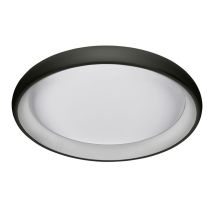 Italux - Alessia - Moderna Lámpara De Techo Led Empotrada En Negro, Blanco Cálido 3000k 2750lm