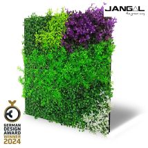 Jangal - Pannelli Acustici Modulabili In Flora Sintetica Ultrarealistica 52x52cm Mod. Violet