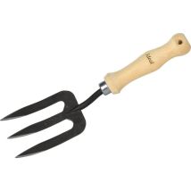 Tenedor de mano 3 púas – Mango de haya 155 cm – Acero especial endurecido – 60690000