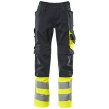 Mascot Leeds Arbeitshose Gr. 82c51 Schwarzblau/hi-vis Gelb