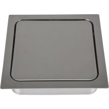 Sugatsune - Lamp Einwurfklappe Gedämpft Eckig 170 X 170 Mm Edelstahl