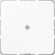 Jung Leitungsauslass – Duroplast – IP20 – 67x67mm – alpinweiß – Unterputz