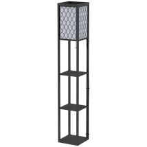 Lampadaire Avec Étagère Pour Salon. Lampadaire Avec Douille E27 Pour Salon/chambre. Ampoule Non Fournie.