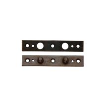 Antirrobo para puerta macho y hembra a 3 puntos – Acero tropicalizado – 20 unidades – 160x20x4 mm