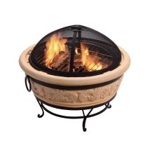 Jardín, Brasero De Leña, Hoguera Para Leña Al Aire Libre, Meubles De Exterior, Chimenea, Calentador De Hoguera, Quemador De Leña Con Atizador, 