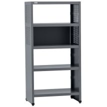 Küpper Regal 89208, 91x180x53 Cm, 4 Fachböden, Hellgrau