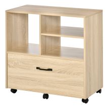 Vinsetto - Mobile Porta Stampante Multiuso Per Ufficio In Legno 77x40x73cm Legno