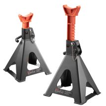 Vevor Caballetes Para Coches Capacidad De 6 T, Gatos Estabilizadores Altura Ajustable De 370-580 Mm, De Acero Resistente Con Doble Bloqueo Para 