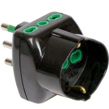 Fanton 82241 Adapter Von S17 Auf 2p17/11+1p40 Vertikalsystem, Schwarz