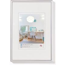 Walther Design Kv520s New Lifestyle, Kunststoffrahmen, 15 X 20 Cm, Silber, Packung Mit 1 Stück