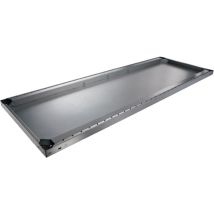 Ripiano L1700xp400mm Trgf.200kg Sta Zincato Argento Per Ripiano Grande 2pz / Pu Meta