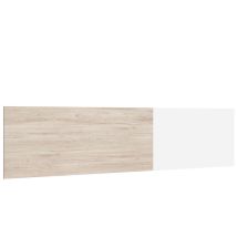Cabecero New Couple Cabezal Cama Matrimonio 150 Cm Dormitorio Color Blanco Y Sahara 209x53cm
