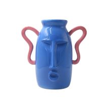 Que Rico - Amor Del Color Large Blue Federico Vase