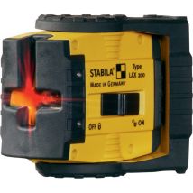 Stabila – Linea Laser Lax 200 Basis-Set – 20m Portata – 1 Linea Verticale – 1 Linea Orizzontale – Colore Rosso – 635nm
