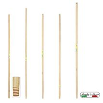 Lackierter Kiefernholzgriff mit Gewinde 130 cm – Robust und langlebig – 8015358039024