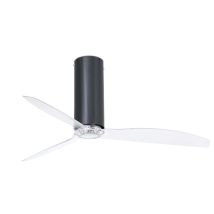 Faro Barcelona – Tube Ceiling Fan – Gloss Black – Remote Control – 128 cm Diameter – 5 Blades – 220-240 V