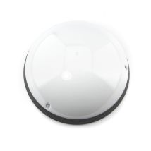 Horoz Electric - Plafón Con Sensor Ip54 Clase Ii Antivandálico Negro Led Luz Fría