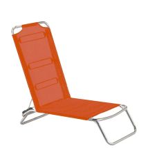 Lettino Jolly Arancio in Alluminio – Dimensioni 95x42.5x25 cm – Prodotto in Italia