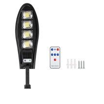 Farola Solar Choyclit De 80 W Y 3000 Mah Para Exteriores, Impermeable, Led Para Pared De Jardín, Lámpara Solar De Ángulo Ajustable Con Modos Remotos, 