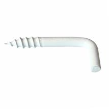Bisagra De Plástico Blanco Con Rosca Para Madera Viswood 4x50mm (paquete De 7 Bisagras)