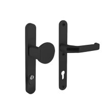 Quincaillerie De Porte D’entrée Étroite Vurano Pc 92mm Noir - 0023.379849