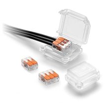 Caja De Derivación Raytech Happy-joint-3 Gel Impermeable 4 Piezas
