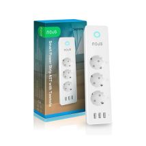 A5t Presa Multipla Tasmota Con Hub Usb, Con Chip Wi-fi Esp8266, Montaggio A Parete Multipresa, 15 A, Smart, Con Contatore Di Corrente, Timer, Supporta
