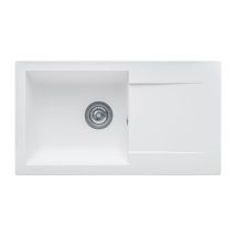 Stradour - Fregadero Empotrado Einna, En Smc Blanco Unido - 17, 1 Taza, Dim. 78 43,5 Cm, Vaciado Manual.