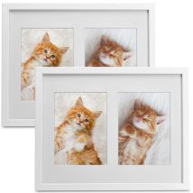 Cadre Photo Galeria Pour 2 Photos 9x13cm, Blanc