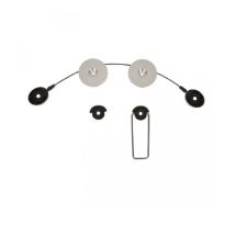 Dti - Staffa A Parete Sop-7000 Fisso Vesa 50/75/100/200/400 32-65 Max 50kg Cable Acciaio Distanza Minima Dalla Parete