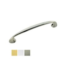 Poignée en zamak doré brillant – Entraxe 96 mm – Matières, Forme, Quantité par pack, Mode de fixation, Longueur, Finition métal – GAMET
