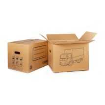 Fun&go - Caja De Carton Para Mudanza (asa Troquelada) 40x30x30cm