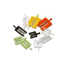 Cuneo Di Fissaggio Forcella Lrg.36mm L.40mm Spessore 5mm Nero - Sacco Da 1000
