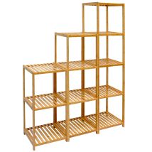 Estantería De Madera De Bambú 5 Anaqueles Epr-yu-118