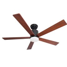 Pepeo - Dc Ceiling Fan Tibu Black With Led And Remote