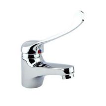 Rubinetto Miscelatore Cromato Casa Bagno Lavabo Lavandino Kit Montaggio Jh-5031