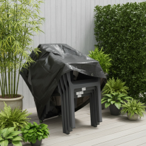 Copertura Per Sedie Titanium Nero - 67 X 67 X 120 Cm