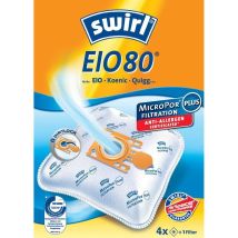 SWIRL – 179350 – Set di 4 sacchi + 1 filtro per aspirapolvere universale – 4 pezzi