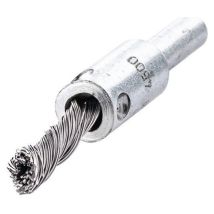 Cepillo Ind Brocha Taladro 006Mm Al Trenz 0,25Mm – Diámetro de eje 6 mm – Longitud total 65 mm – Velocidad 4500 min−¹