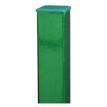 Paletto Quadro Verde per Cancelli – Altezza 130 cm – Finitura Zincata e Plastificata – Giardino e Piscine