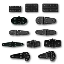 Bisagra Nuova-rade Semi Oval Resistente A La Corrosión 10x4 Cm