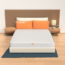 Miasuite - Materasso Matrimoniale 160x195, Altezza 14 Cm - Waterfoam, Pieghevole Smart H14