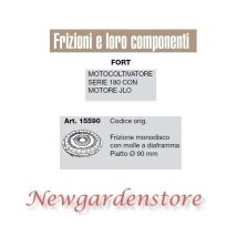 Frizione Monodisco 15590 Motocoltivatore Serie 180 Motore Compatibile Jlo Fort