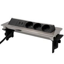 30886 Presa Da Incasso A Scomparsa, Nero, Argento - Unitec